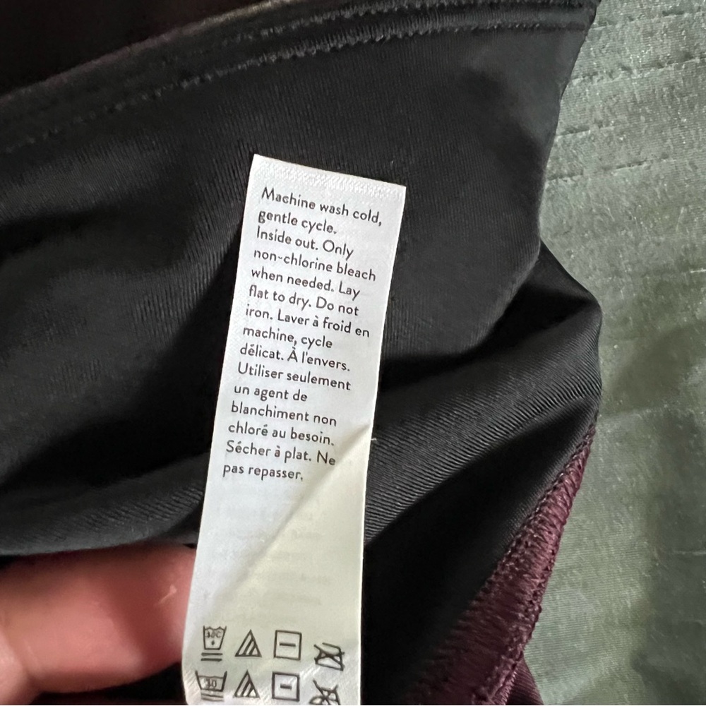 Spanx Faux Leather Maroon Pull-on Legging - Picture 8 of 11